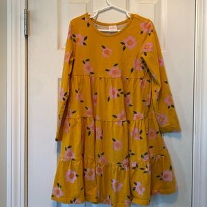 Hanna Andersson Girls Print Twirl Dress, Size 120cm 6-7, Gently Worn